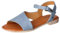 Mustang Femme 1388-807 Sandale, Bleu Clair, 38 EU