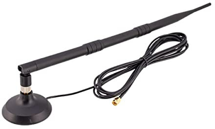 Helium Hotspot Miner 8dBi Innenantennen-Magnetfuß für RAK Nebra für BOBCAT, für SMA-Buchse auf RP- für SMA-Stecker-Adapter