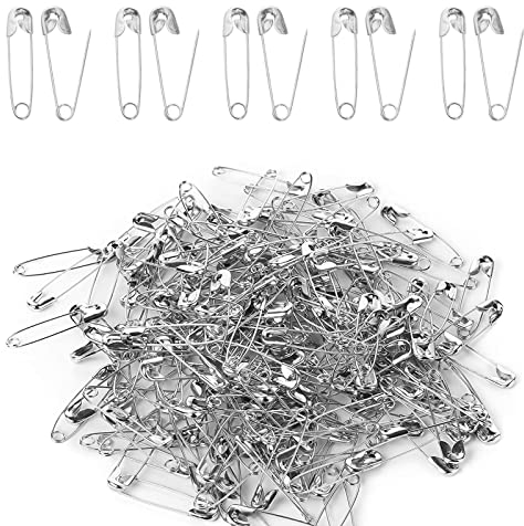 Épingles de Sûreté, 100 Pièces 28mm Épingle a Nourrice, Sûreté Résistantes à la Rouille pour Couture Maison, Couture Artisanale