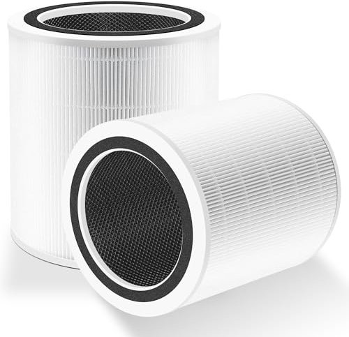 Funmit Core 400S Replacement Filter Compatible with LEVOIT Core 400S Smart WiFi Air Purifier, 3-in-1 H13 True HEPA Filter Replacement, Compared to Part # Core 400S-RF, White, 2 Pack