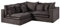 MASSIVMOEBEL24.DE | Sylt Ecksofa aus Polyester inkl. Kissen | in Grau - 100% Polyester | 238x234x90 cm | abnehmbare & waschbare Bezüge | Eckcouch Polstercouch