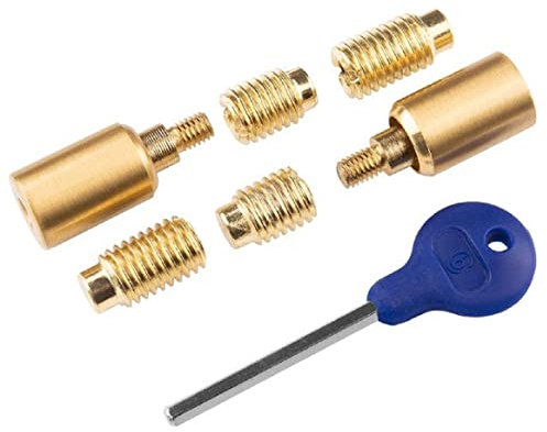 Carlisle Brass WF18 Sash Window Stop Restrictor, Satin Brass