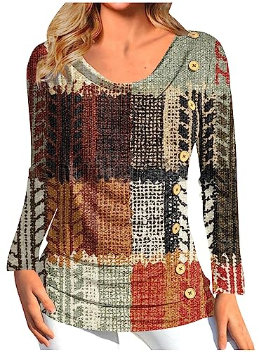 Coole Sachen Für Teenager Mädchen Pullover Women's Crewneck Pullover Herbst Basic Langarm Muster Buissnes Atmungsaktiv Bluse Mädchen Polyester Übergröße Mit Druckknöpfen Tailliert Leuchtendes Grün