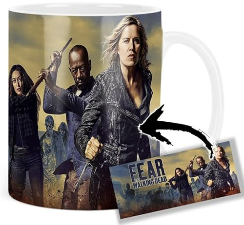 Fear The Walking Dead Kim Dickens Alycia Debnam-Carey Lennie James Taza Ceramica Mug