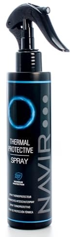 NAVIR Profesional | Spray protector térmico para el pelo - Protege tu cabello del calor de plancha y secador - Máxima protección hasta 220ºC - 175ml