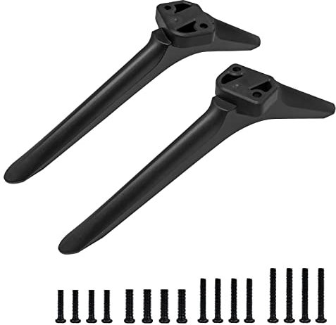TV Base Stand for Hisense TV Legs, TV Stand Legs for Hisense Smart TV Stand 50A6G 50A6GX3 43R6E3 43R6E1 43H6530F 55R6E1 55R6G 55R6070G 55R6090G 55R6040G 55H6500F 55H6550F 65H6580F 65H6590F with Screws