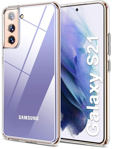 Ylife Hülle für Samsung Galaxy S21, Durchsichtige Transparent Ultra Dünn Slim Anti Gelb Soft Handyhülle Schutzhülle, Crysta Clear Kratzfest & rutschfest & Stoßfeste & Fallschutz Case Cover