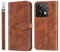 Vkooer Funda para Xiaomi Poco X6 5G Carcasa con Tapa Funda Protectora Movil Cuero PU Billetera Case con Bolsillo, Magnética y Función de Soporte, Marrón