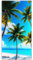 YISUMEI Mikrofaser Strandtuch XXL, Strandhandtuch Leicht Strandtücher Schnelltrocknend, Blaues Meer Kokosnuss Baum, 180 x 90 cm