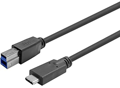 Vivolink USB-C Male - B Male Cable 5m Black ., PROUSBCBMM5