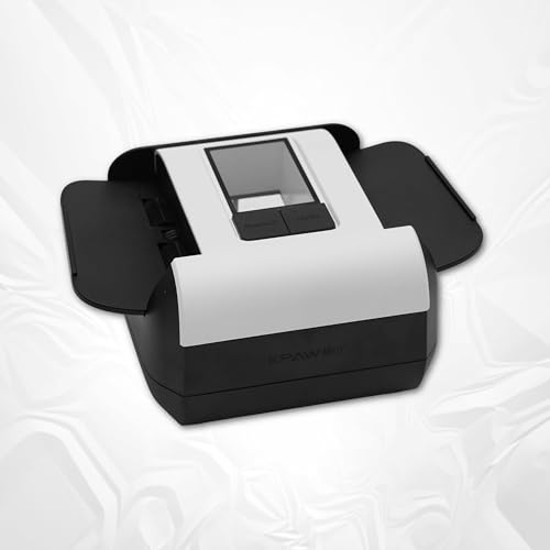 CUIYKAI Kartenmischmaschine Elektrische mit 2000mAh Akku, Automatischer Kartenmischer Leise & Tragbar, 2-Deck-Kartenmischer Elektrisch