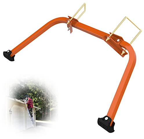 GDJZXD Leiterstabilisator, Leiter Anlegeleiter Klappleiter Stabilisator Befestigung Flügelspannweite/Wandleiter St für Dachrinne (3,6kg Orange)