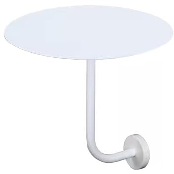 LFONDIGE An der Wand montierter Bistrotisch, Beistelltisch für Zuhause, drinnen, Wohnzimmer, runder Stehtisch, Kneipentisch, Kaffee- und Getränketisch aus Metall, Wand-ESS- und Küchenschreibtisch zum