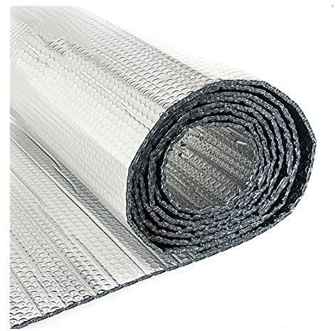 Isolierfolie Dämmfolie Heizkörper-Wärmereflektorfolie, Isolierrolle, reflektierende Isolierrolle, doppelte Aluminium-Luftpolsterfolie, Isolierbox-Auskleidungen, wasserdichte Dampfsperre, maximale Wär