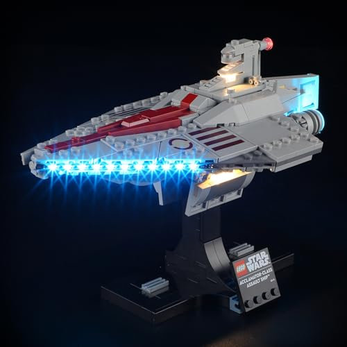 YEABRICKS LED Licht für 75404 Star Wars Assault Ship der Acclamator-Klasse Bausteine Modell (Bausteine Set Nicht enthalten)