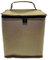 ccuzs Camping Storage Containers, Car Organizers with Water Cup Bag, Utility Tote with Handles, Layered Compartments for Picnic, Garage, Durable 600D Oxford Cloth, Black and Khaki