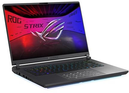 ASUS ROG Strix G16 (2025) PC portatile Gaming 16 ROG Nebula 16:10 2.5K 240Hz/3ms, NVIDIA GeForce RTX 5070Ti, Intel Core U9 HX, 32 GB, 1TB, G615LR-DS96-CA