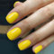 Ceboic 24Pcs Faux Ongles Carré Court, Jaune French Press on Nails, Couverture Complète Acryliques Ongles à Presser, Réutilisables Artificiels Ongles à Coller pour Femme et Fille DIY Manucure Salon