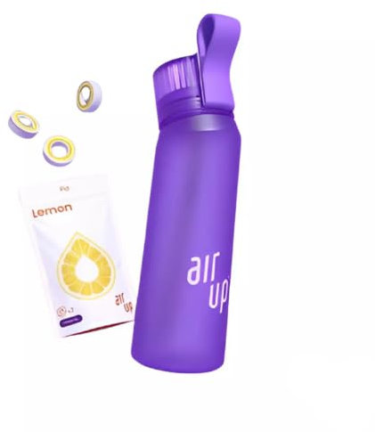 Generico Air Up - Borraccia Originale Air Up 650ml Viola(Sunset Purple) + 3 Pod Omaggio
