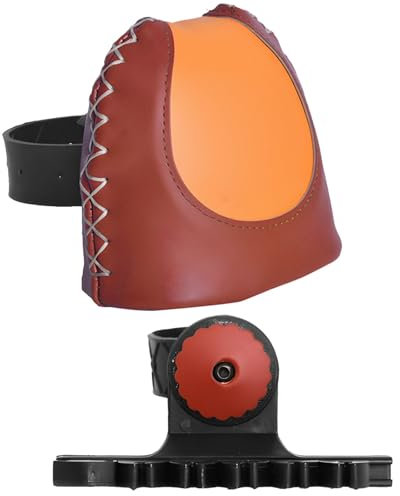 Pfeilköcher mit Schnellentriegelung, PU-Leder, hält 4 Pfeile, leicht und stabil für Recurve und Langbögen, ideal für Jagd und Bogenschießen