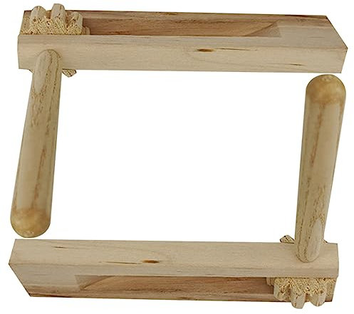 UPKOCH 2 Stück Holz Ratsche Geräuschmacher für Musikinstrument zur Frühen Geeignet für Spiel Bildung und Kreative Aktivitäten