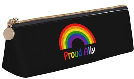 mit Reißverschluss Stifthalter Pride Month LGBTQ Gay Pride Verbündeter Bleistiftetui Tragbar Stiftemappe für Student Büro Studenten