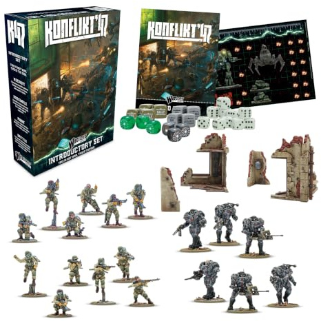 Warlord Games Konflikt '47 Einführungs-Starter-Set, 28 mm, Tabletop Miniatur Wargaming