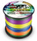 Ashconfish Lenza da pesca intrecciata-16 fili cavo da pesca 100 m/109 m resistente all'abrasione incredibile Superline Zero Stretch diametro ultrasottile filo intrecciato multicolore