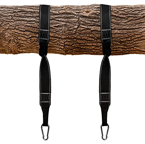 Squirrel Products Two Nylon Tree Swing Hanger Straps - 10ft Each