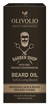 OLIVOLIO Barber Shop Bartöl mit 100% Bio Zedernholz,- und Cannabisöl - ohne Mineralöl und Parabene ! !