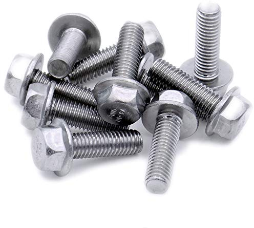 Lot de 10 boulons hexagonaux M8 (8 mm x 12 mm) en acier inoxydable (A2)