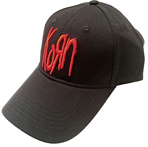 Korn Baseball Cap Band Logo Nue offiziell Schwarz Unisex Strapback One Size