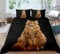 AYMAING Katze Thema Bettwäsche-Set 135 x 200 cm + 80 x 80 cm aus Mikrofaser mit Reißverschluss, Unsere Kinder-Bettwäsche mit Cat Bettwäsche-Motiv Ist Weich, Kuschelig