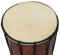 Ziegenleder Trommelfell, 2 Stück Professionelle Schafsfell Trommelfell Ziegenfell Trommelfell Ersatz afrikanische Trommel deckt Trommelfell Bongo Drum Heads Ziegenfell Bongofell für Trommel Tamburin