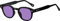 H HELMUT JUST Occhiali da Sole da Donna Uomo Lenti Polarizzati Vintage Ottagonale Frame Unico Specchio D'oro