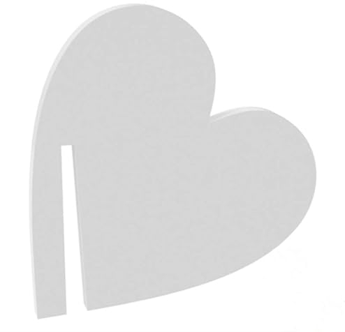 Blank Champagne Glass Name Tags,DIY Acrylic Drink Label - Set of 20 Clear Hearts Acrylic Drink Markers (Clear)