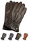 AKAROA ESTD 2019 Lederhandschuhe Herren TIM2, Touchscreen Funktion, italienisches Leder, recyceltes Strickfutter aus 50% Kaschmir und 50% Wolle, 5 Größen S - XXL, schwarzbraun, XXL-10,5