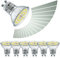EACLL GU10 LED Tageslichtweiß 6W Stufenlos Dimmbar Leuchtmittel, 6er-Pack, 700 Lumen 5000K Birnen, AC 230V Flimmerfrei Strahler, Abstrahlwinkel 120° Spot, Kontinuierlich Dimmen über Dimmer