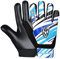 Keeperking Torwarthandschuhe Kinder, Jungen und Mädchen, Junior Fußballhandschuhe Fußball Spielerhandschuhe für Jungen tormannhandschuhe (4,Blau-Schwarz-Schwarz)
