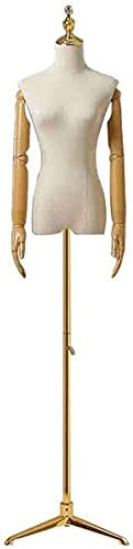 Schneiderpuppen Schneiderbüste Weibliche Körperform Kleidung-Display, Frauen-Jersey-Form Mit Ständer- Und Kunststoffarmen, Sport Kunststoff-Torso, Einfach Zu Montieren Und Zu Setzen