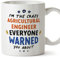 MUGFFINS Tazas para INGENIERA AGRÓNOMA - En Inglés - Everyone warned you about - 11 oz / 330 ml - Regalo original y divertido