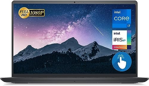 Dell Inspiron 15 3000 Series 3520 Portátil, pantalla táctil FHD de 15,6 pulgadas, Intel Core i7-1255U, 16 GB de RAM, SSD PCIe de 1 TB, cámara web, HDMI, Wi-Fi 6, Windows 11 Home, negro