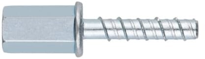 INDEX Betonschrauben, Innengewinde, verzinkt, Ø 6 x 55 mm (M8-M10), Schrauben, Spitzen, Bolzen, 50 Stück