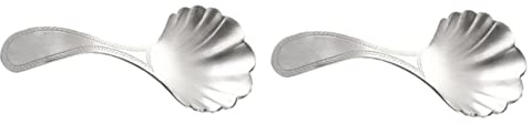 UPKOCH 2pièces Cuillère à Thé Acier Inoxydable Design Créatif Parfaite Pour Doser Thé Farine Et Plus Idéale Pour Maison Bureau Et Restaurants