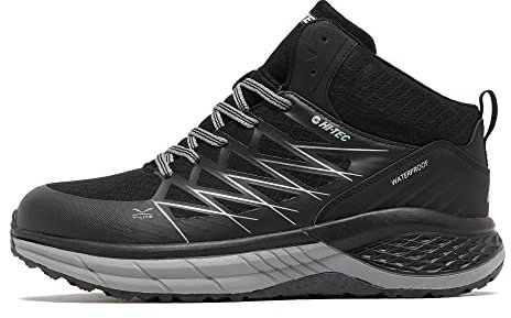 Hi-Tec Men's Trail Destroyer Mid Waterproof Walking Shoe, Black, UK9