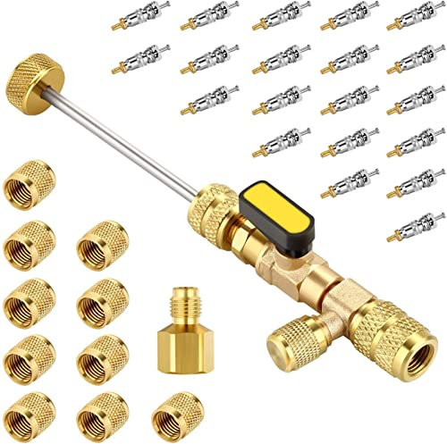 KKnoon Outil d'installation SAE 1/4 5/16 double taille pour climatisation de voiture HVAC R22 R410A