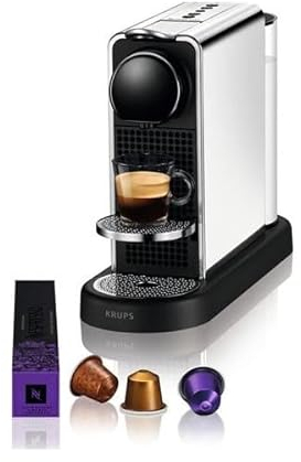 Expresso à capsule Krups YY5026FD Citiz Platinum 1260 W Acier inoxydable