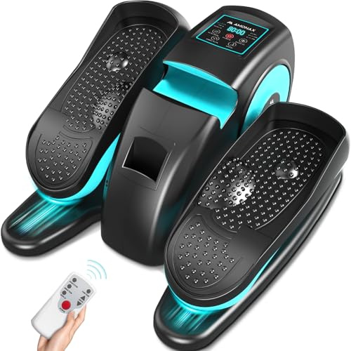 Amonax Electric Elliptical Trainer, Mini Crosstrainer, Motorisiert Beintrainer Im Sitzen Für Senioren, Cardio Heimtrainer Unter Dem Schreibtisch, Sitzendes Pedal Exerciser Cross Trainer