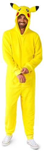 OppoSuits Unisex Pokémon Onesie – Lockerer Pyjama mit Taschen