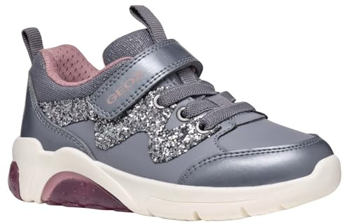 Geox JUNIOR J FADINLIGHT Girl Low Easy Entry Grey/Rose 25_EU